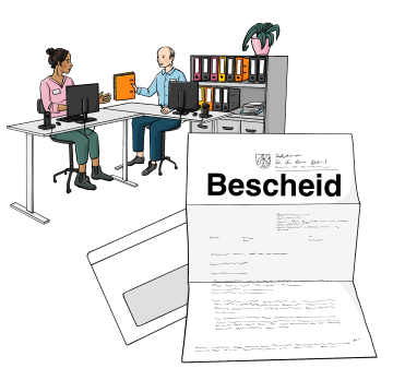Bescheid durch die Schulaufsicht